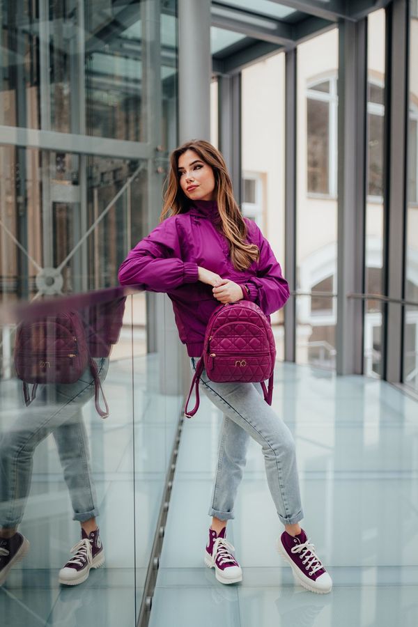 Converse Лилави дамски маратонки за глезена на платформата Converse Chuck Taylo - жени