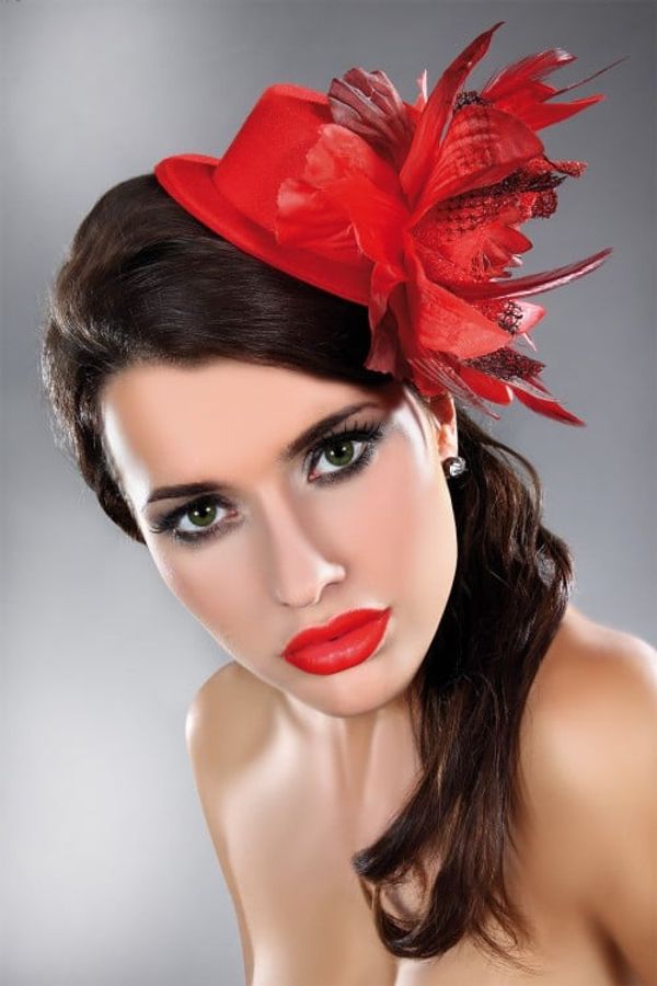 LivCo Corsetti Fashion LivCo Corsetti Fashion Woman's Mini Top Hat Model 23