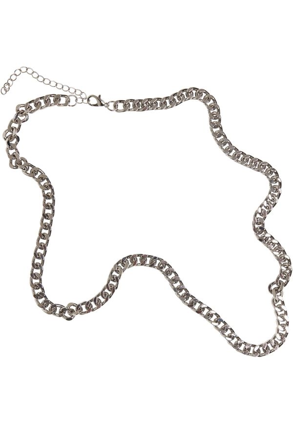 Urban Classics Accessoires Long Basic Chain Necklace - Silver Color