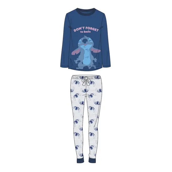 STITCH LONG PYJAMES SINGLE JERSEY STITCH