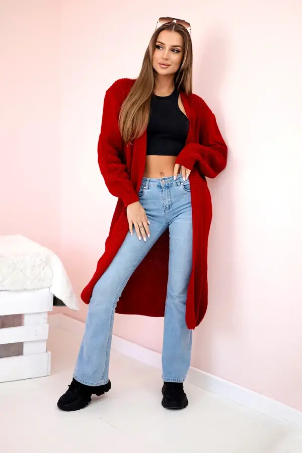 Kesi Long red sweater