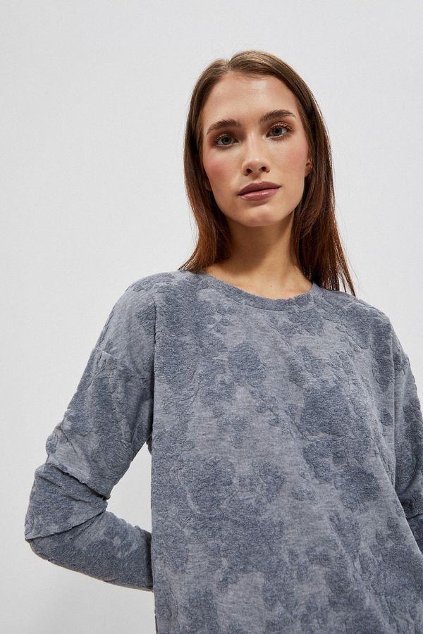 Moodo Long sleeve blouse with ties