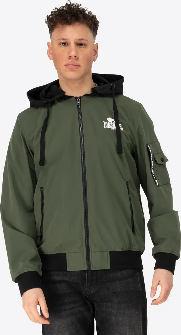 Lonsdale Lonsdale Men's hooded jacket slim fitMen's windbreaker regular fit