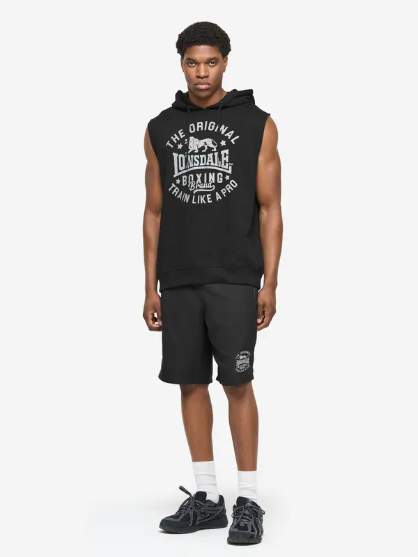 Lonsdale Lonsdale Men's sleeveless hoodie & shorts set regular fit