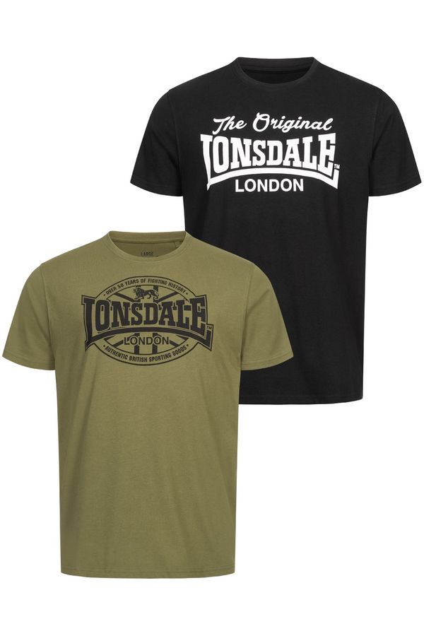 Lonsdale Lonsdale Мъжка тениска regular fit double pack