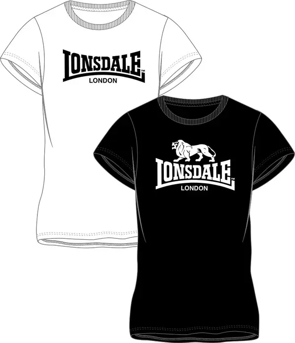 Lonsdale Lonsdale Women's t-shirt double pack