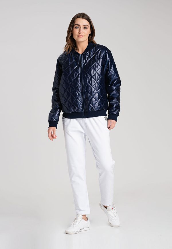 Look Made With Love Look Made With Love Woman's Jacket Sana 1611 Navy Blue