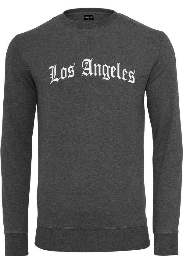 MT Men Los Angeles Text Crewneck Charcoal