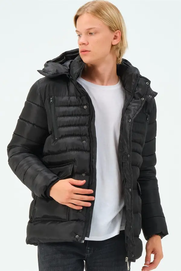 dewberry M8657 DEWBERRY MEN'S COAT-BLACK