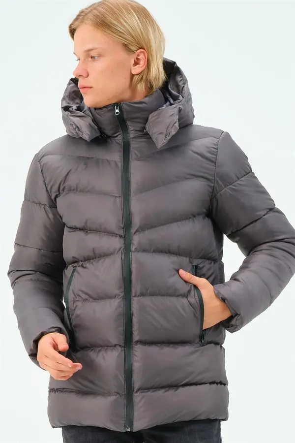 dewberry M8659 МЪЖКО ПАЛТО-АНТРАЦИТ