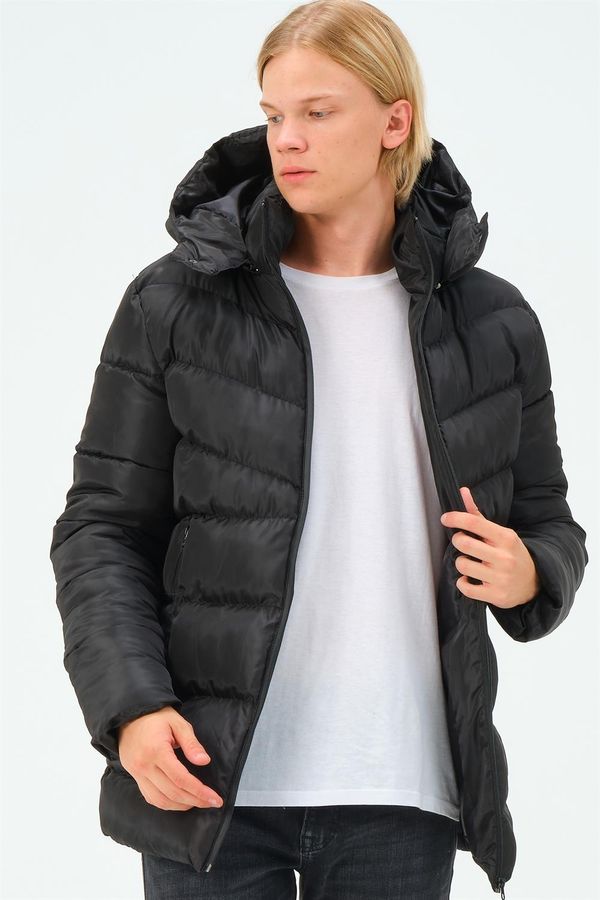 dewberry M8659 МЪЖКО ПАЛТО-ЧЕРНО