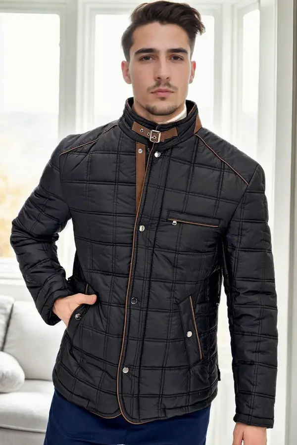 dewberry M9640 DEWBERRY MEN'S JACKET-BLACK