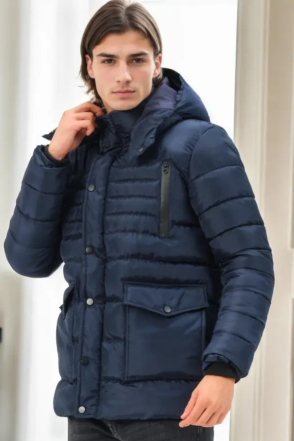 dewberry M9657 DEWBERRY MEN'S JACKET-NAVY BLUE