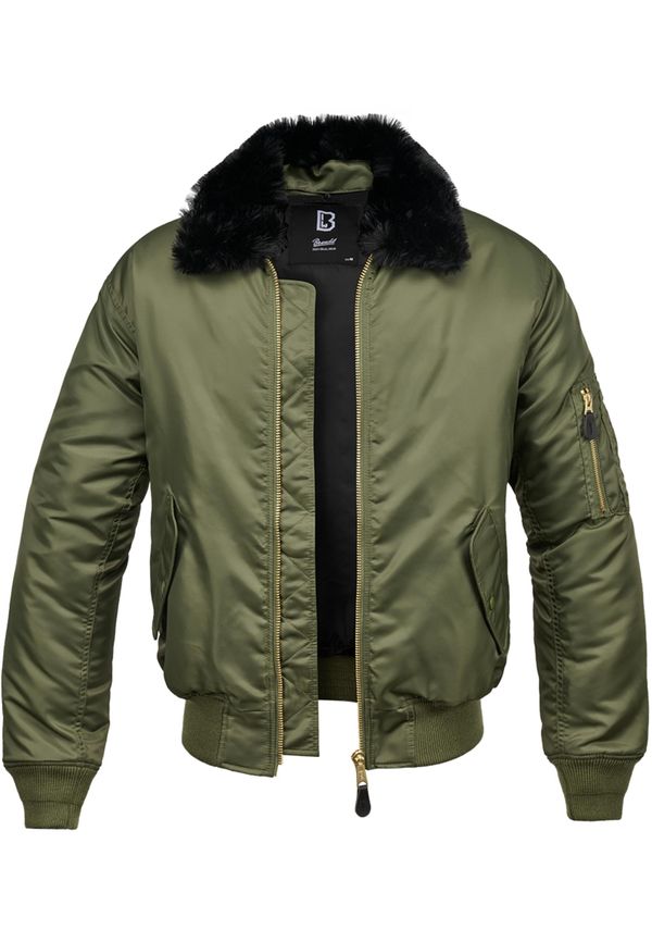 Brandit MA2 Jacket fur collar olive