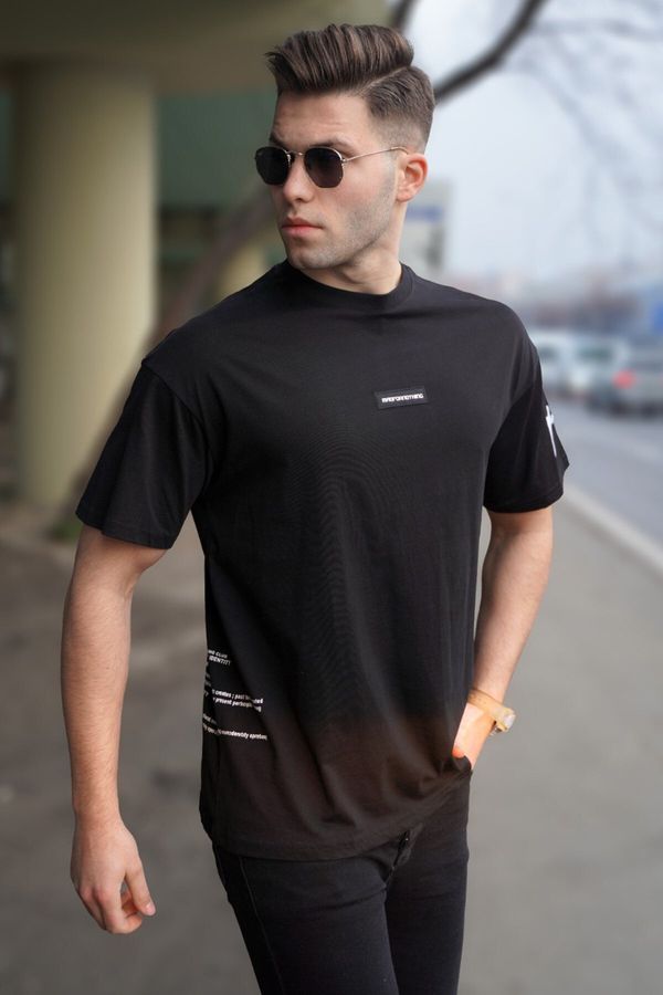 Madmext Madmext Black T-Shirt 5231