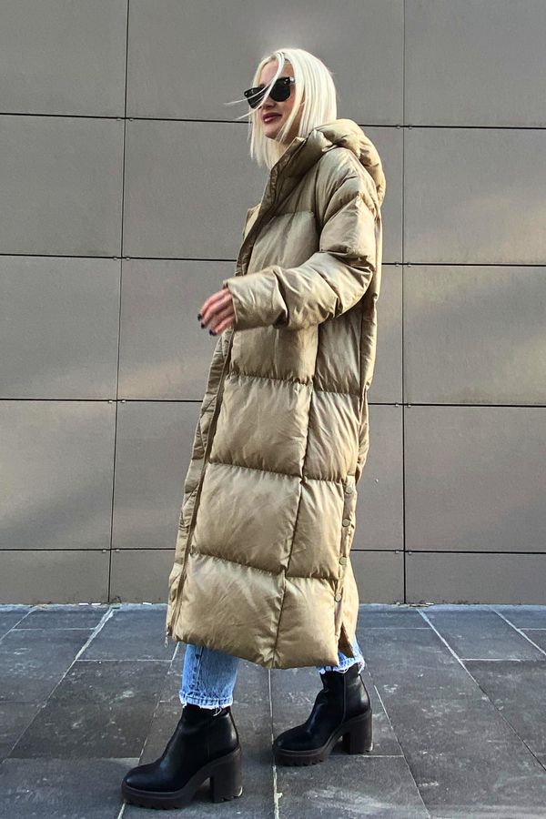 Madmext Madmext Mad Girls Khaki Long Down Jacket