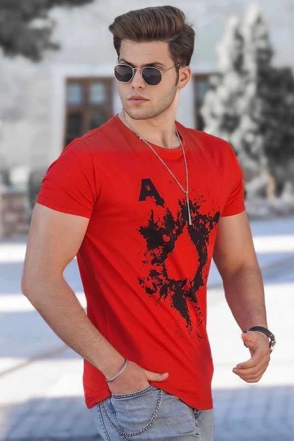 Madmext Madmext Red Men's T-Shirt 5061