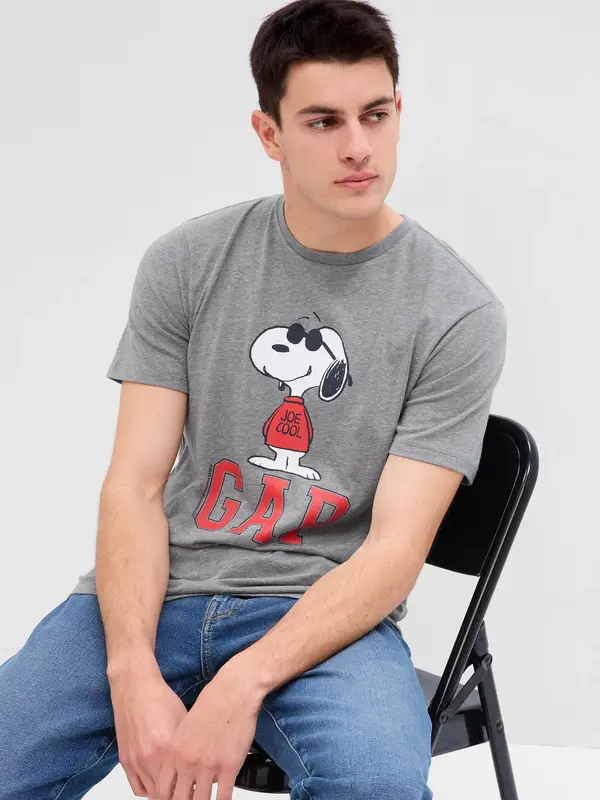 GAP Majica GAP & Peanuts Snoopy - Mens