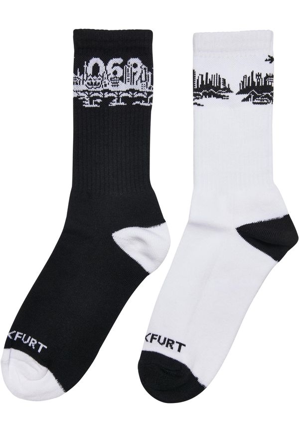 MT Accessoires Major City 069 Socks 2-Pack Black/White