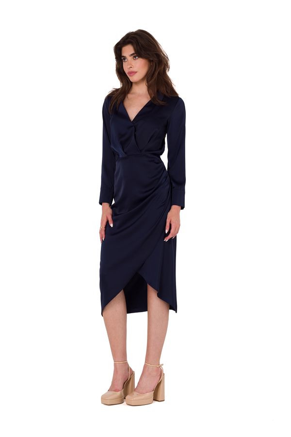 Makover Makover Woman's Dress K172 Navy Blue