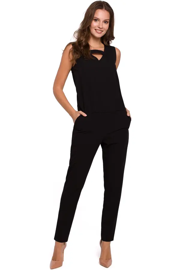 Makover Makover Woman's Jumpsuit K009 Black