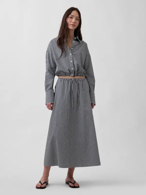 GAP Макси пола от поплин GAP