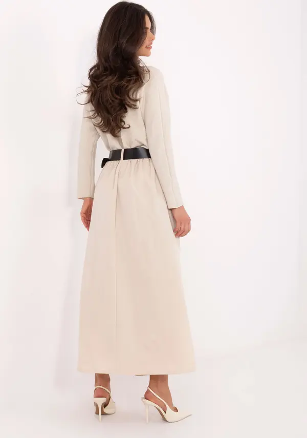 MODA ITALY Макси пола в светло бежово