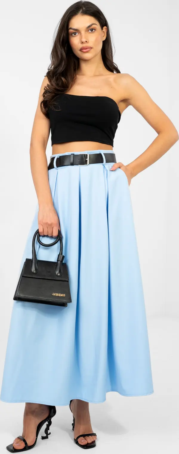 RUE PARIS Макси пола в светло синьо