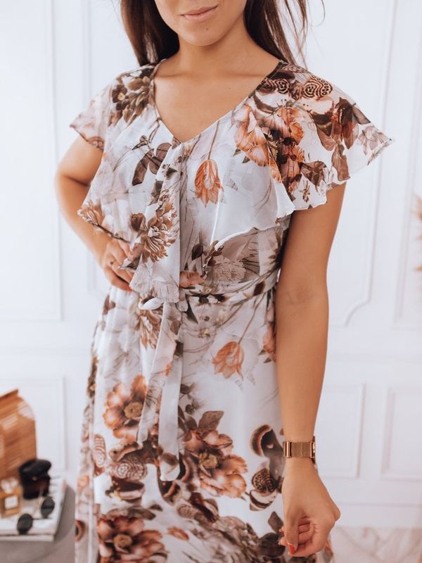 DStreet Макси рокля CRESPO светло сиво Dstreet