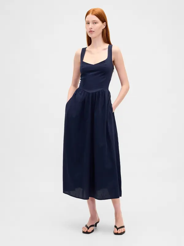 GAP Макси рокля GAP с джобове