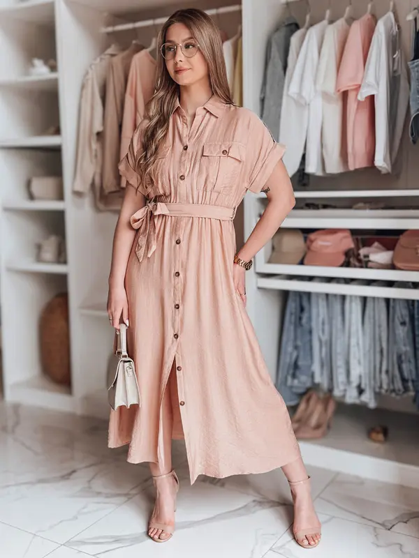 DStreet Макси рокля SUNNI LOVE розова