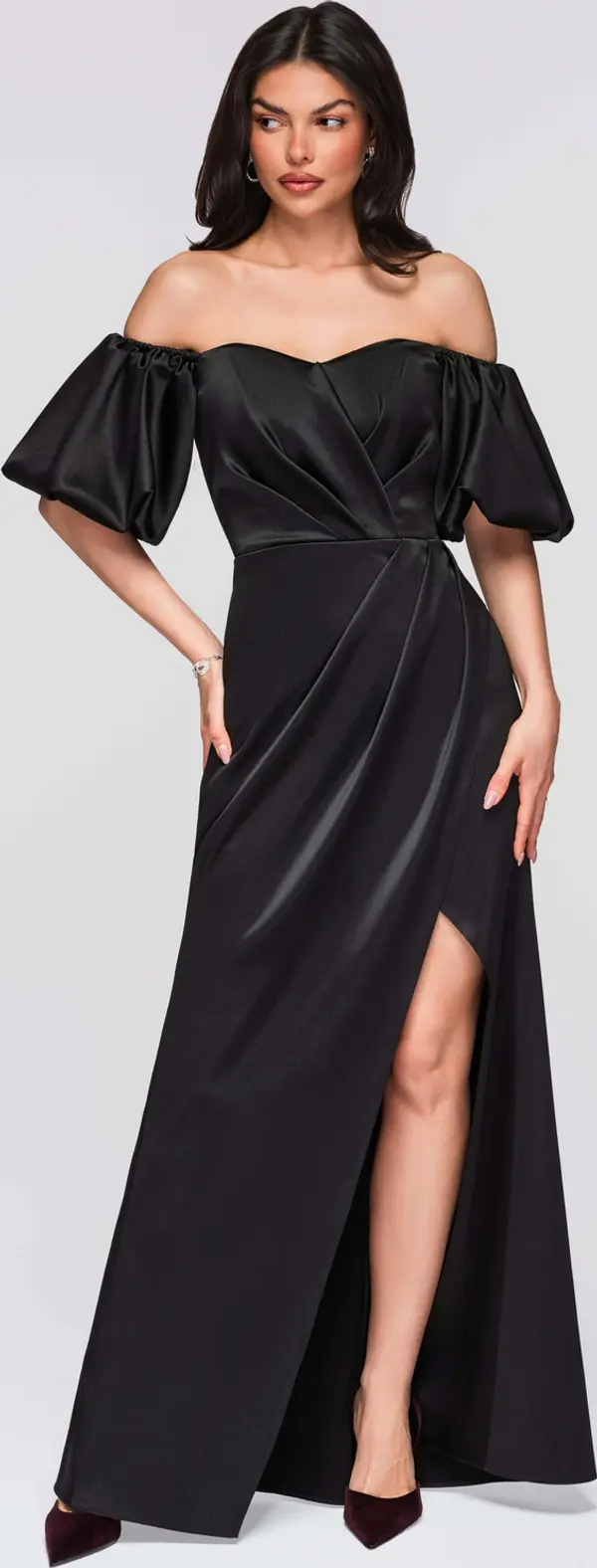 Edoti Макси вечерна рокля с корсет