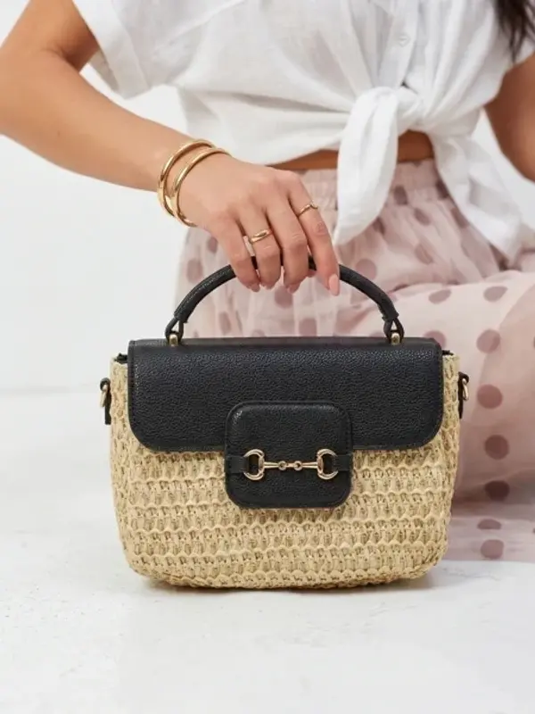 Resti Малка сламена чанта Lurena