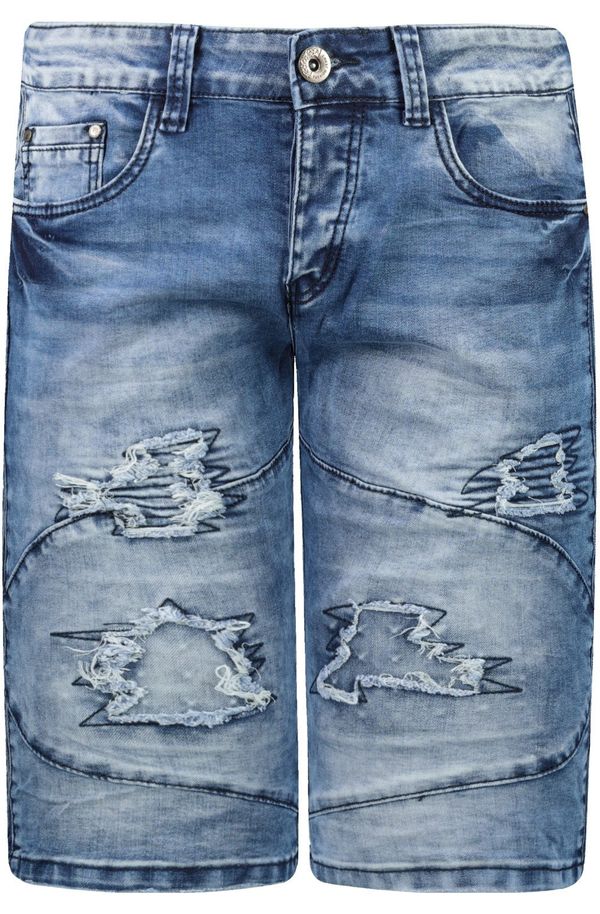 DStreet Man Denim Blue Shorts SX1281