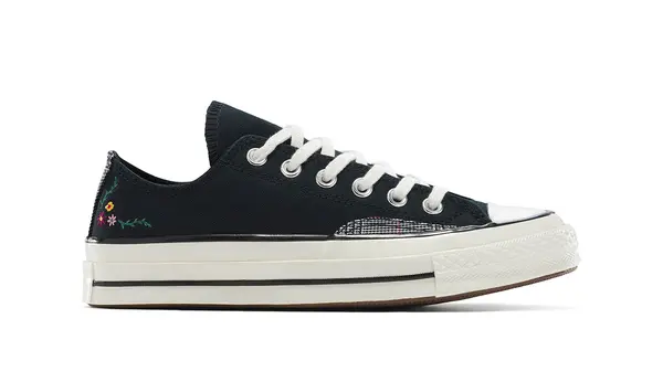 Converse Маратонки Converse Chuck 70 Varsity Vines Черни