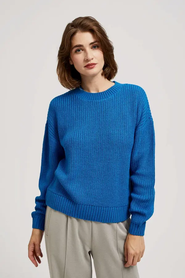 Marisse Marisse Azure Round Neck Sweater
