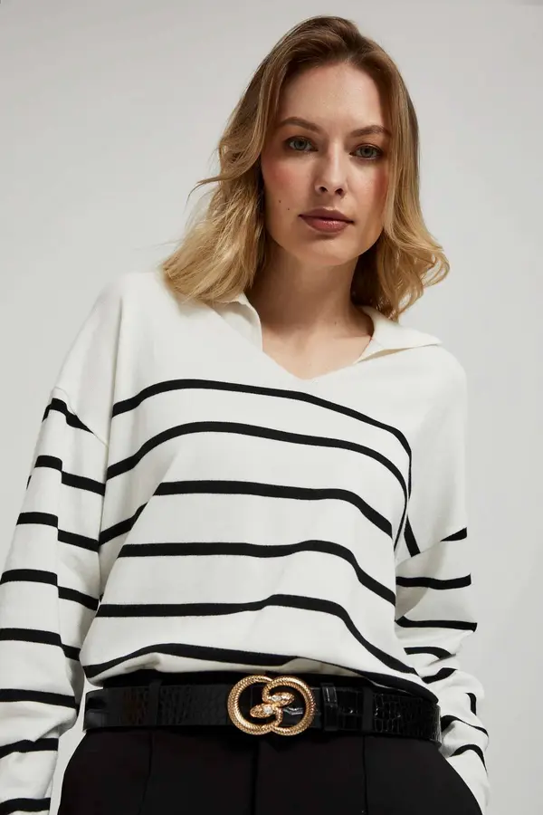 Marisse Marisse Black Belt With A Decorative Snake-Shaped Buckle