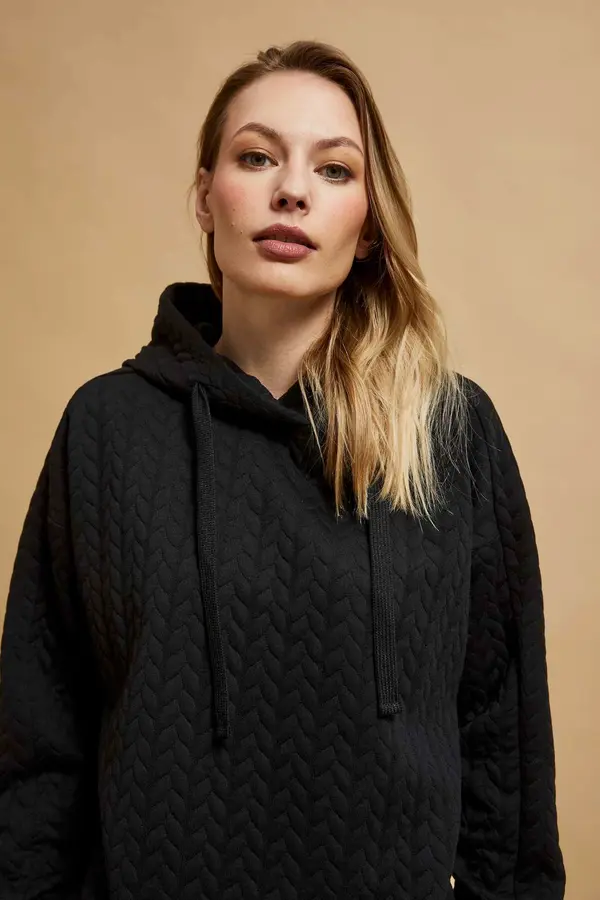Marisse Marisse Black Hoodie