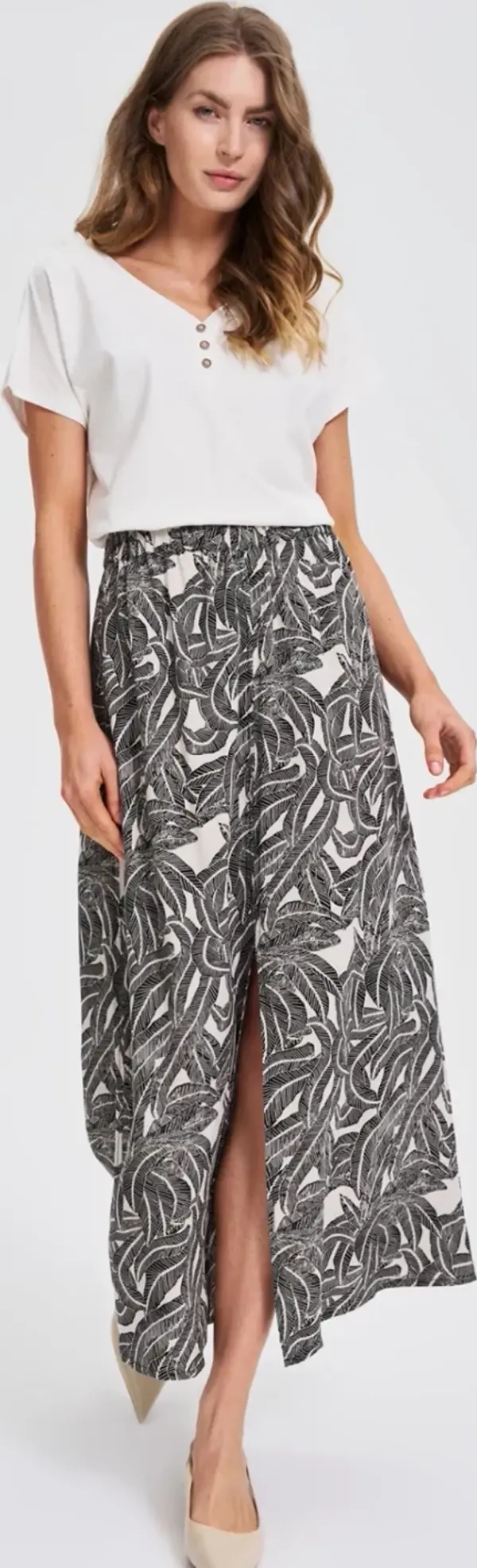 Marisse Marisse Black Viscose Skirt