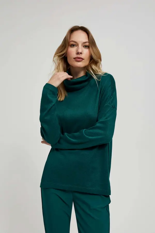Marisse Marisse Blouse With A Loose Turtleneck