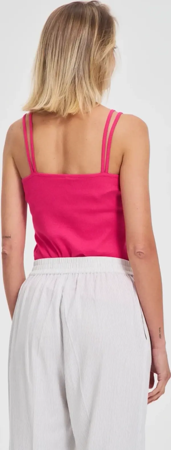Marisse Marisse Fuchsia Cotton Top