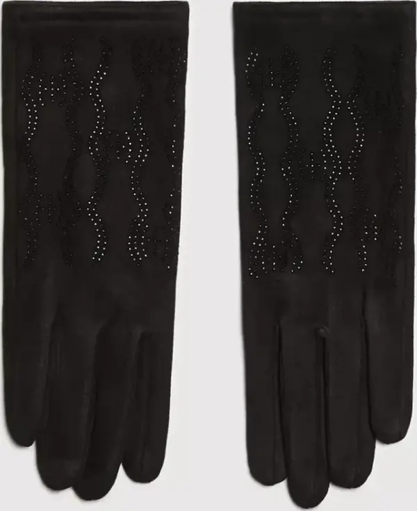 Marisse Marisse Gloves With Zircons