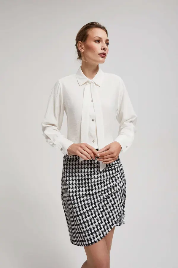Marisse Marisse Houndstooth Skirt