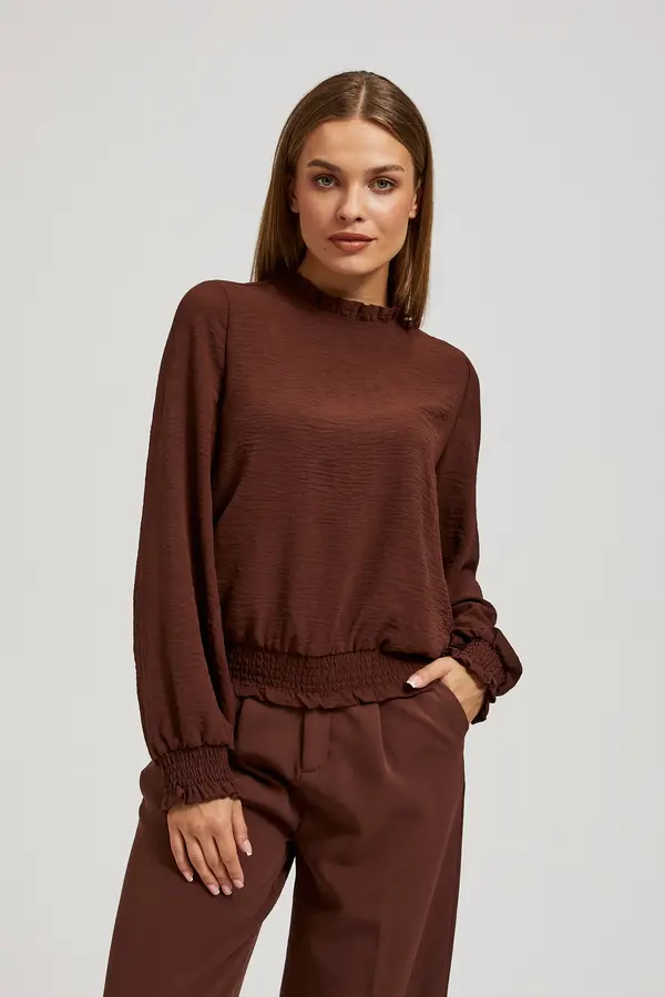 Marisse Marisse Plain Brown Shirt