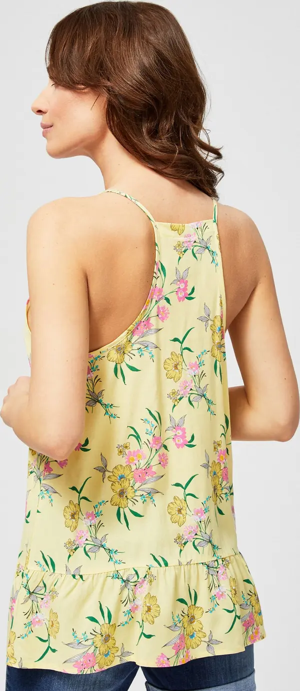 Marisse Marisse Ruffle Blouse L-Ko-2849 Yellow