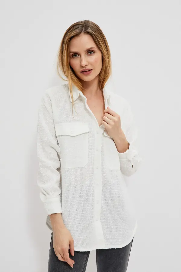 Marisse Marisse Shirt Z-Ko-3926 White