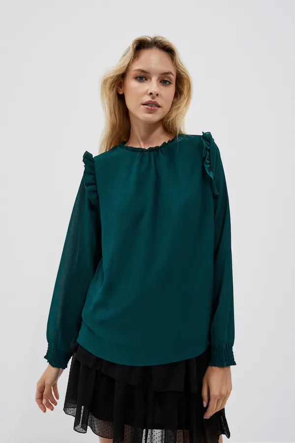Marisse Marisse Shirt Z-Ko-3939 D.Green