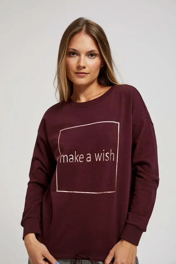 Marisse Marisse Simple Sweatshirt With A Print