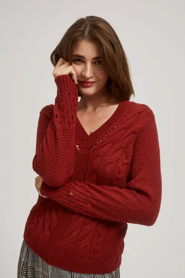Marisse Marisse Sweater With Openwork Sleeves
