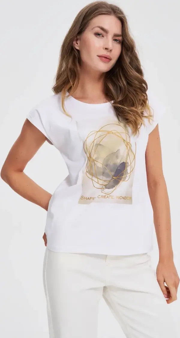 Marisse Marisse T-Shirt With White Print